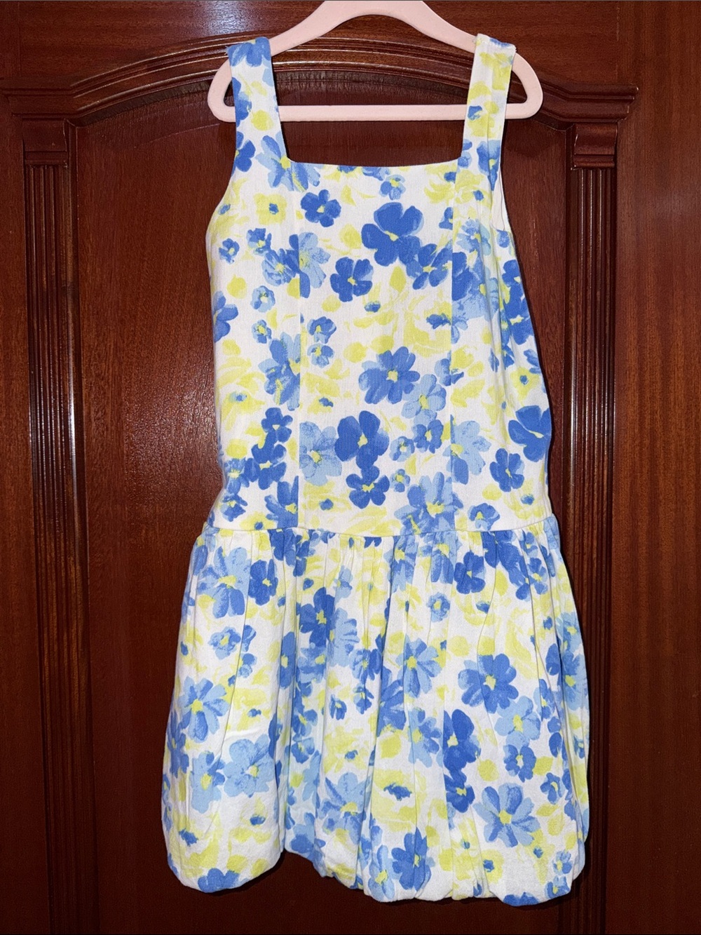 abercrombie kids Blue & Yellow Floral Sundress